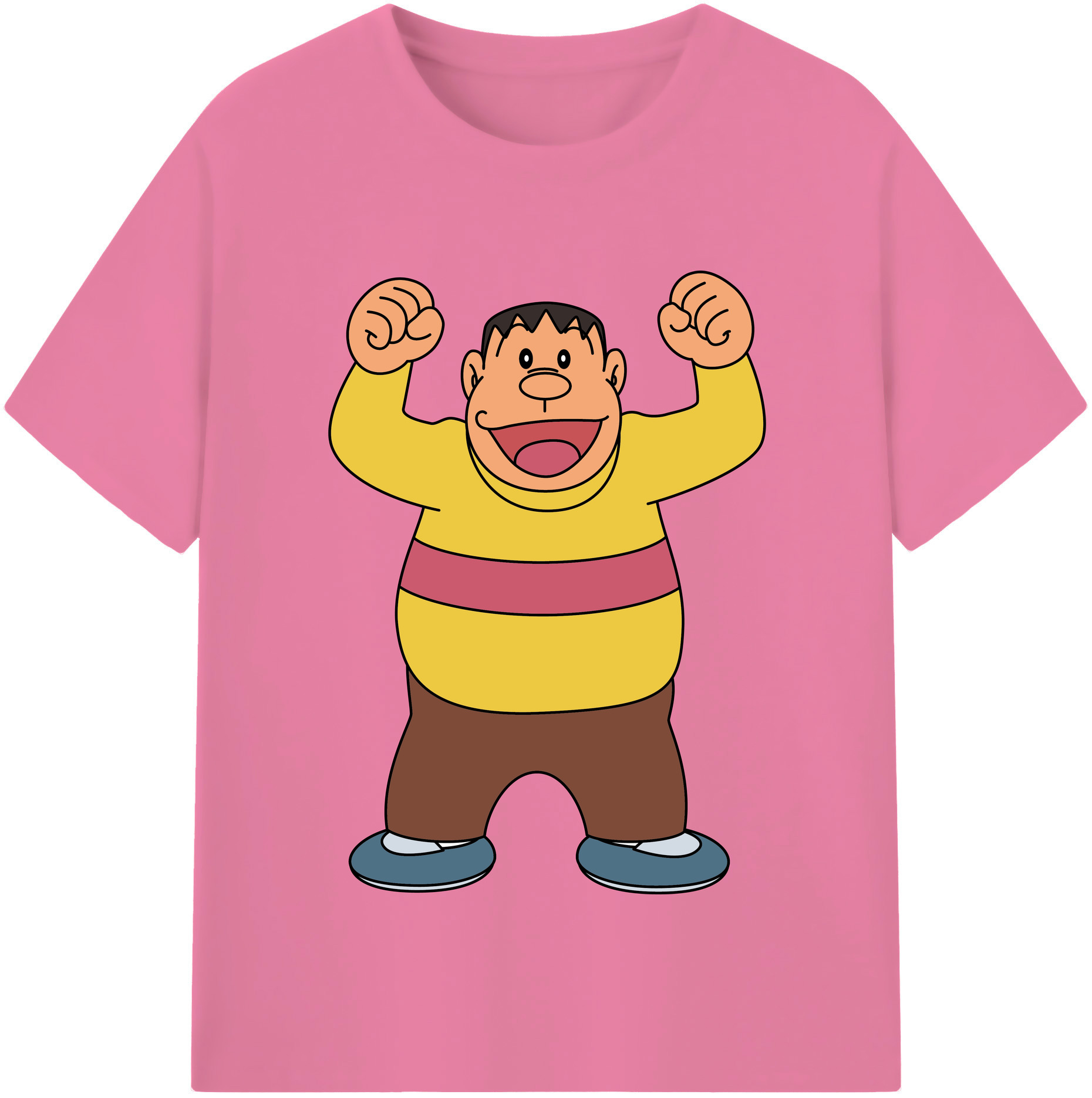 （画像用） ドラえもん 剛田武 Doraemon Gouta Takeshi 綿100％半袖Tシャツ（フロントプリント）